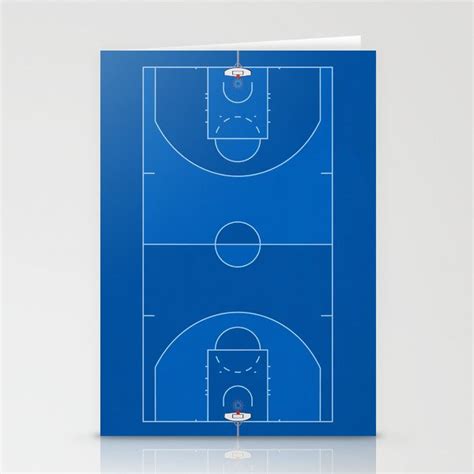 Basketball Court Kids Room Stationery Cards By From Above Society6