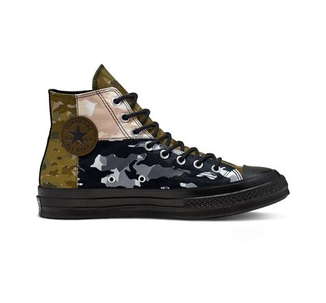 The chuck taylor all star was originally created as a basketball shoe that wouldn't. Converse Synthetic Blocked Camo Chuck 70 in Green for Men ...