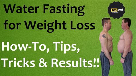 Water Fasting For Weight Loss Results And Instructions Youtube