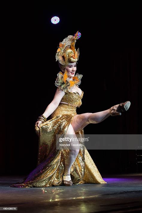 Burlesque Performer Medianoche Performs At The Golden Pastie Awards