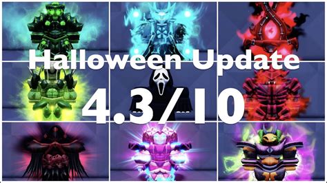 Yba New Halloween Update 2022 Rating Event New Skins Map And