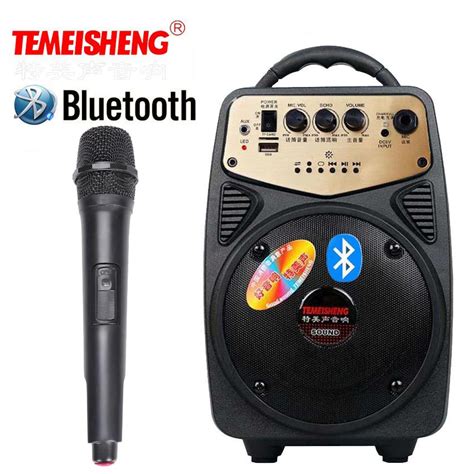 The portable microphone is compatible with a number of devices like the ios system, android system, smartphones, and pc. High Power Bluetooth Loudspeaker Wireless Microphone ...
