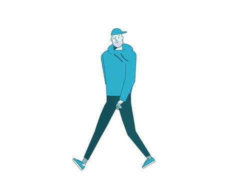 Walk Cycle By Adam Osvald On Dribbble