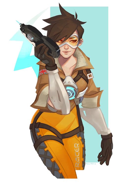 Overwatch TRACER Ashley Rusli Overwatch Tracer Overwatch Wallpapers