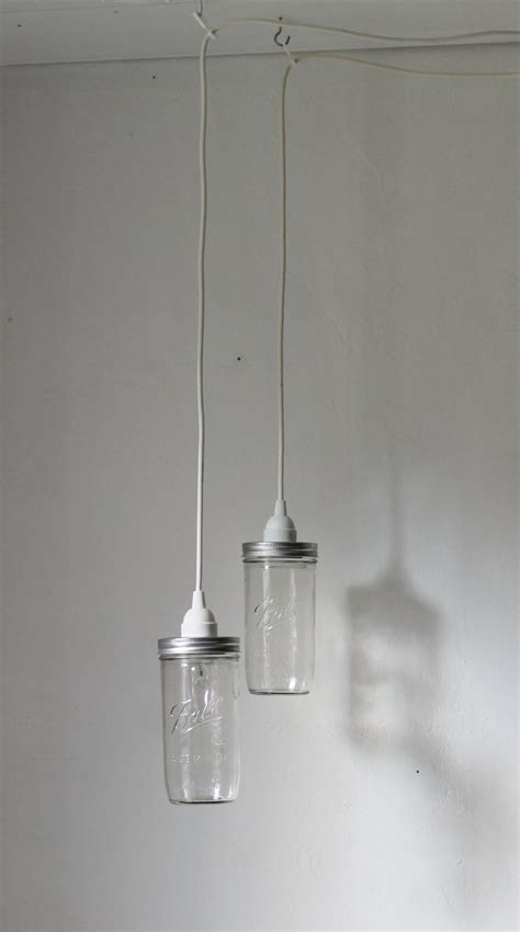 Mason Jar Pendant Lights Set Of 2 Hanging Mason Jar Pendants Etsy