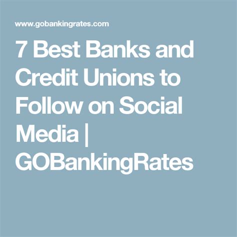 Best Banks And Credit Unions To Follow On Social Media