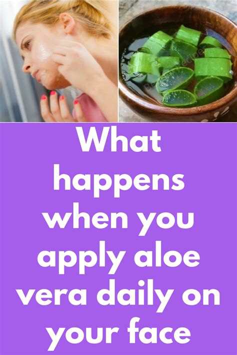 What Happens When You Apply Aloe Vera Daily On Your Face Here Are The