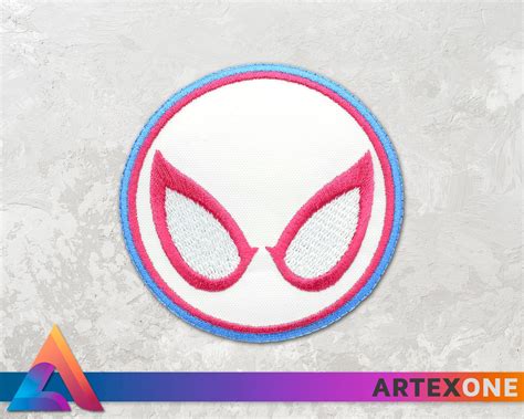 Spider Gwen Gwen Stacy Logo Emblem Iron On Embroidered Patch Etsy Finland