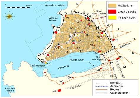FichierPlan de Marseille au Moyen âge.svg — Wikipédia France Map
