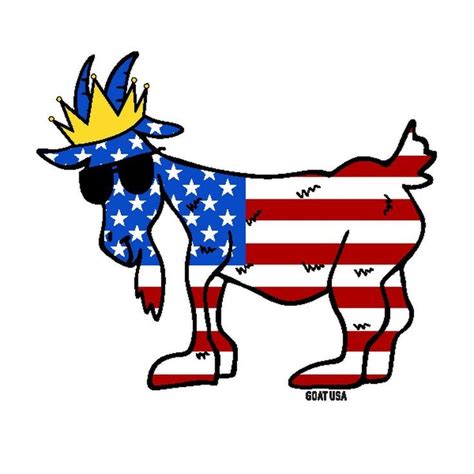 Goat Usa Us Flag Logo Flag Logo Logo Usa Store Chamois Positive