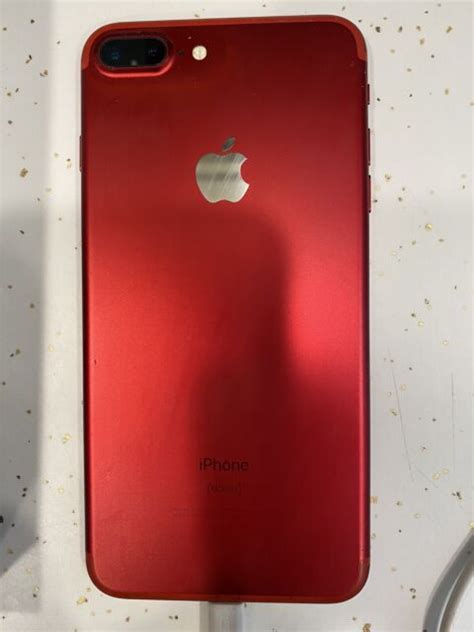 Apple Iphone 7 Plus Productred 256gb Atandt A1784 Gsm For Sale