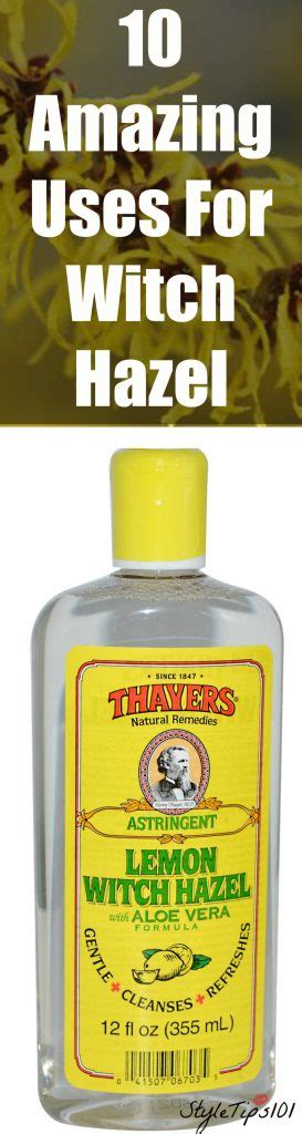 But people have used witch hazel for centuries to soothe and cleanse the skin (and you can't deny the popularity of thayers products that contain the stuff), and there's got to be a reason; How to Use Witch Hazel