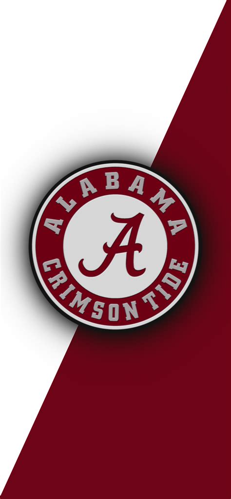 Alabama Crimson Tide Football logo iPhone wallpaper | Crimson tide football, Alabama crimson 