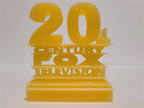 20th Century Fox Logo Twentieth Century Fox Television 3d Etsy