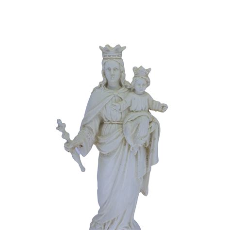 Imagem Escultura Nossa Senhora Auxiliadora 14cm Nova Lumen