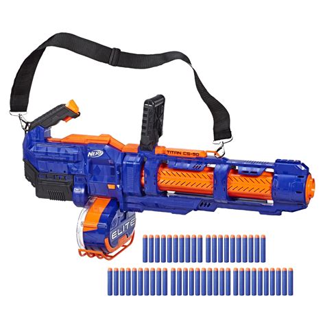 Nerf Elite Titan Cs 50 Toy Blaster For Teens And Adults
