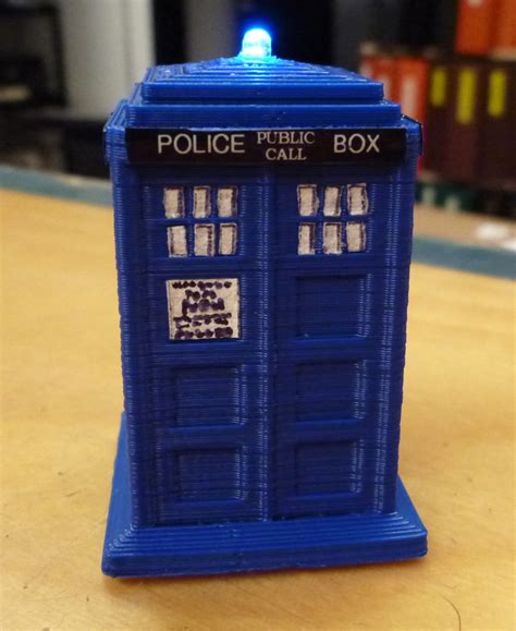 Bits To Atoms 3d Printing An Accurate Replica Tardis Tested