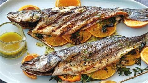 Grilled Whole Mediterranean Fish Recipes Food Network Uk