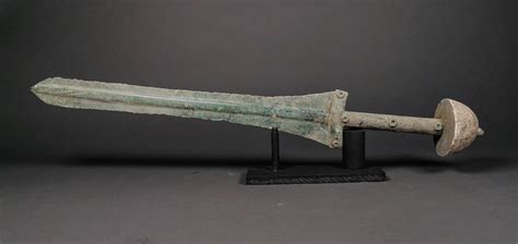 Large Ancient Bronze Sword With Handle Ancient Jewelry Classical Art
