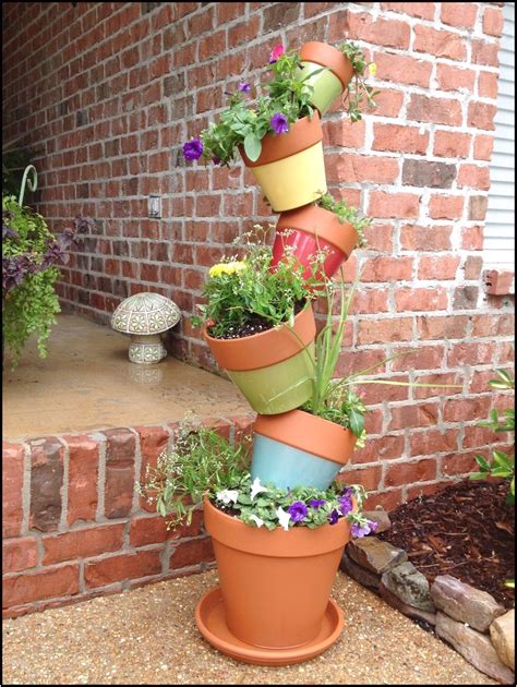 They keep plants upright to give roots plenty of room to spread, and they are available in a wide range of sizes to accommodate any plant or. Stacking Planters Container Gardening | Top Home Information