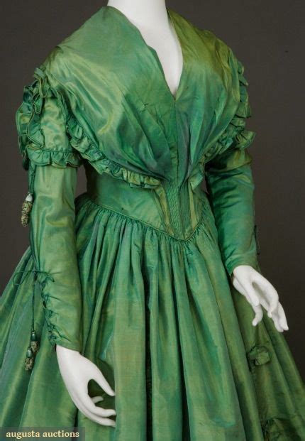 Rate The Dress Vivid Green 1840s The Dreamstress Historical