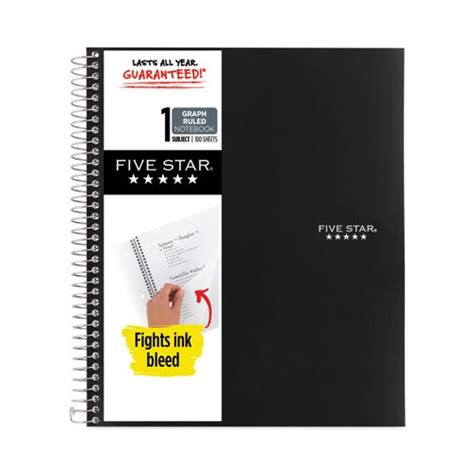 Five Star® Mea06190 Wirebound Notebook With 2 Pockets