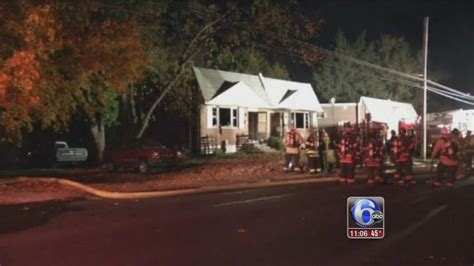 Firefighter Injured Battling Chester House Fire 6abc Philadelphia