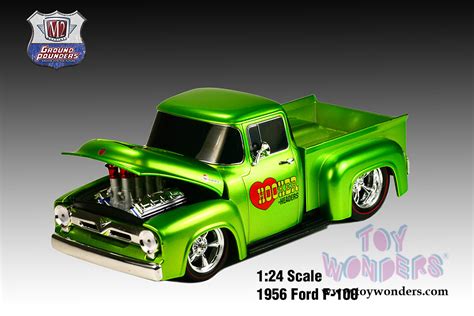 1956 Ford F 100 Truck By Castline M2 Machines Ground Pounders 124 Scale Diecast Model Wholesale Car