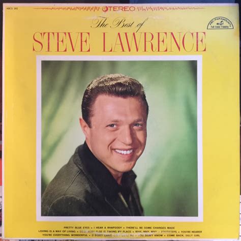 Steve Lawrence The Best Of Releases Discogs