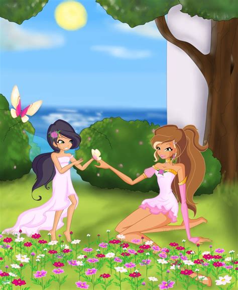 Flora And Rosemary Her Daughter By Costantstyle On Deviantart Winx