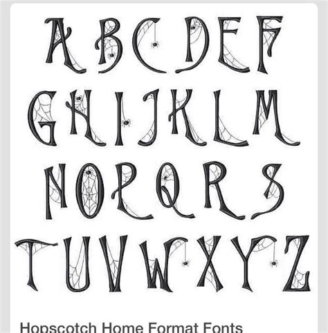 Browse by alphabetical listing, by style, by author or by popularity. Spider web font (With images) | Lettering alphabet ...