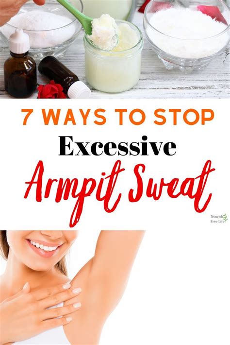7 Easy Ways To Stop Excessive Sweating Armpits — Nourish The Free Life