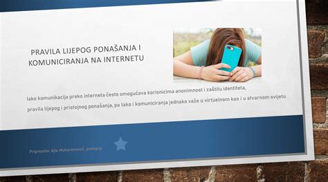 Pravila Lijepog Ponašanja I Komuniciranja Na Internetu Prezentacija OŠ Mula Mustafa