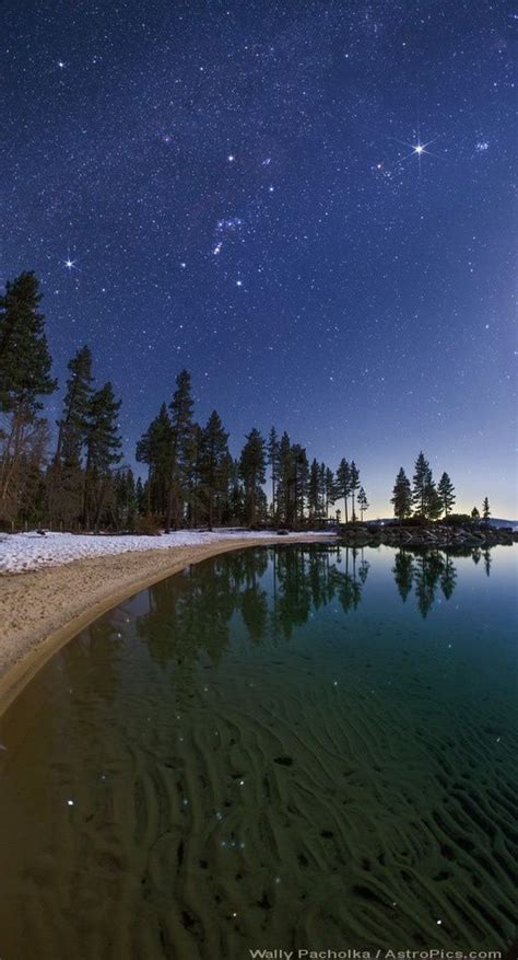 Estrellas En El Lago De Wally Pacholka Twan Lake Tahoe Winter
