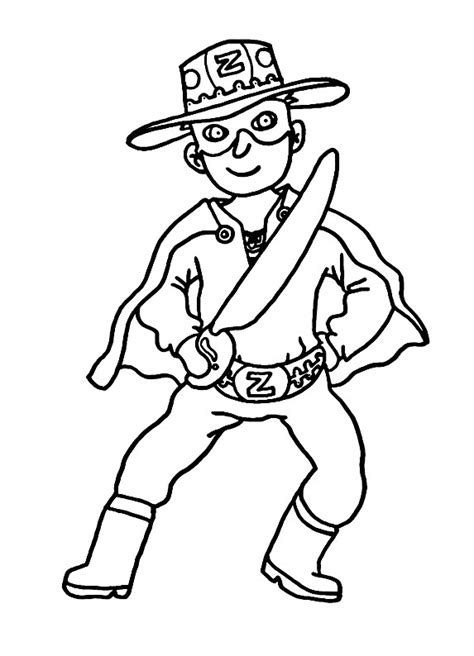Zorro Coloring Pages Coloring Home