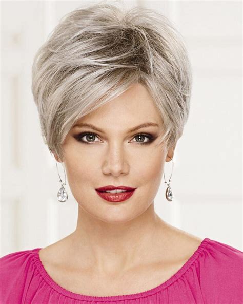 Asymmetrical Pixie Wigs With A Lace Front And A Monofilament Crown