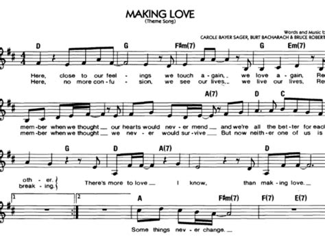 Making Love Easy Sheet Music