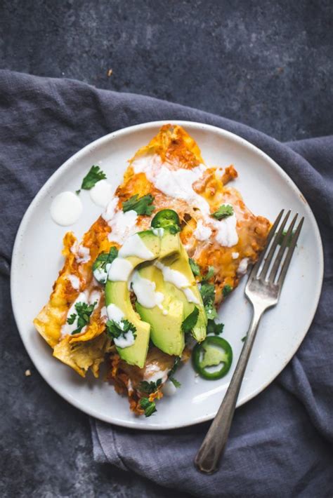 Maybe you would like to learn more about one of these? Spicy Black Bean Chicken Enchiladas with Pumpkin Sour ...