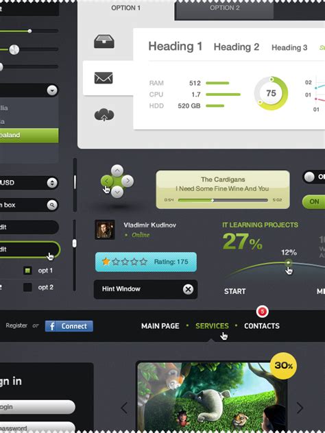 User Interface Design Kits Best Of 2012 Freebies Graphic Design
