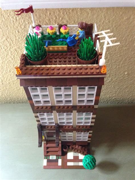 Brownstone Lego Lego House Planter Pots Lego