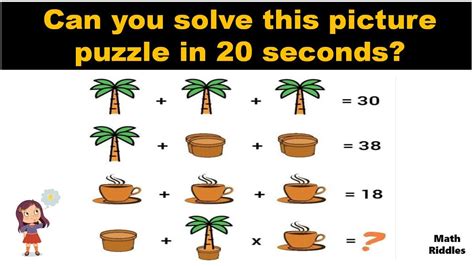 Math Riddles Can You Solve This Picture Puzzle In 20 Seconds