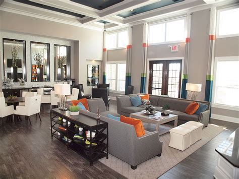 Welcoming Large Room Clubhouse Senior Living Interior Design