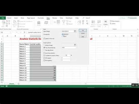 Spss, stata, minitab, eviews, amos, smartpls, r studio, ncss, pasw dan. Analisis Statistik Deskriptif dengan menggunakan Microsoft ...