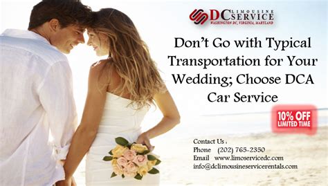 Dont Go With Typical Transportation For Your Wedding Choose Dca Car