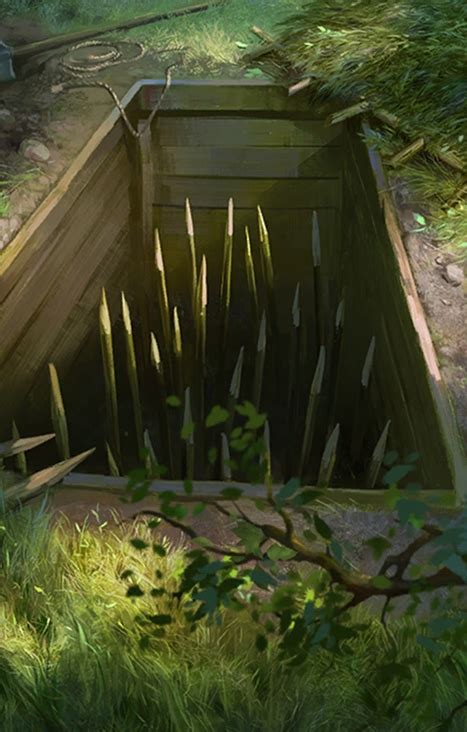 Any nosy neighbours will fall to their doom! Pitfall Trap (Thronebreaker card) | Witcher Wiki | Fandom