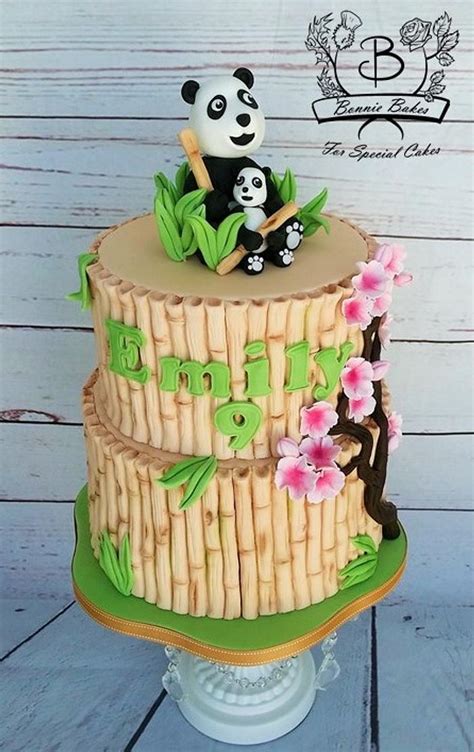 Panda Cake Decorated Cake By Bonnie Bakes Uae Cakesdecor