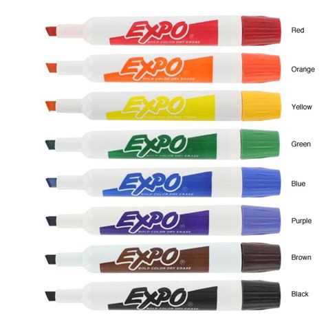 Expo Original Chisel Tip Dry Erase Markers Pack Of 8 13409428 Shopping Top