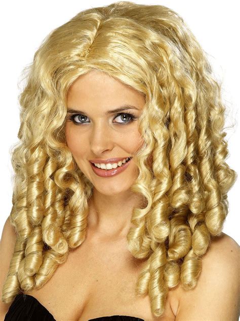 Blonde Starlet Wig Diva Bo Peep Storybook Womens Goldilocks Ringlets Costume