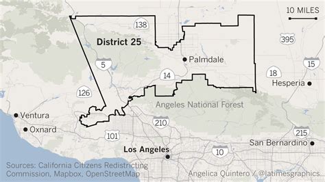 45th congressional district california map map