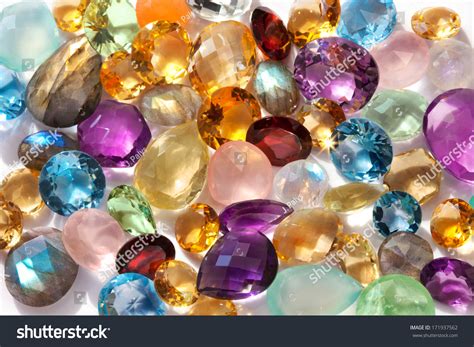 Beautiful Gems Background Photo Of A Sparkling And Colorful Real